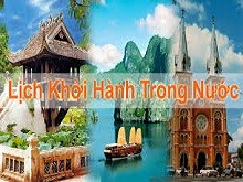 Lịch Khởi hành tour du lịch Nội địa của du lịch Ngọc Việt